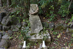 桜園神社自然石