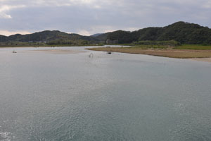 大浦川河口の風景写真