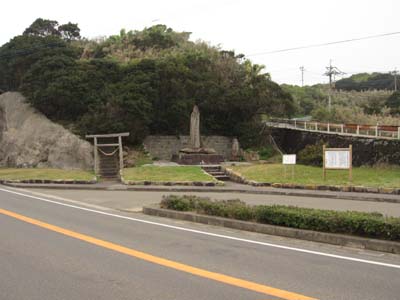 日本甘藷栽培初地之碑周辺