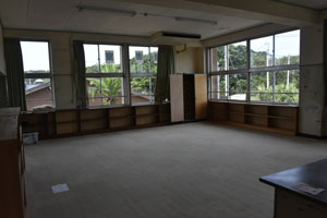 西野小学校旧校舎の図書室