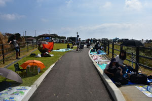 恵美之江展望公園最前列の右側のポイント