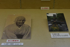 平山優子の肖像画とお墓