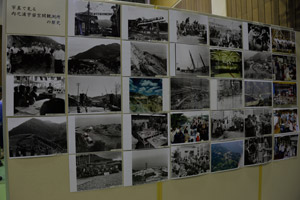 内之浦宇宙空間観測所の歴史をつづった写真を展示