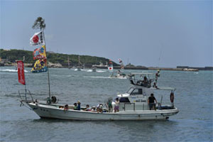 漁船パレード