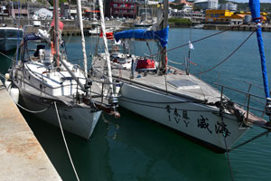 中国からの交流艇2艇