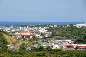 赤坂団地付近丘からの風景写真コスモタウン