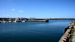 西之表港フェリーはいびすかす乗り場岸壁風景写真2019年4月18日