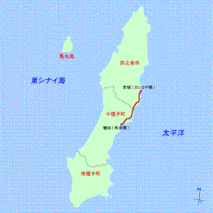 向井橋〜カシミヤ橋の地図