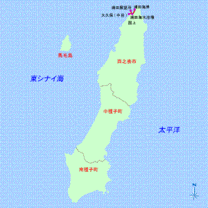 浦田周辺の地図