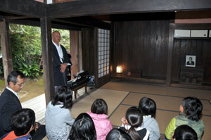 熊野神社宮司の黒木さんのあいさつ