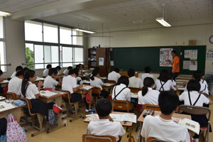 6年1組国語の授業「漢字の広場」